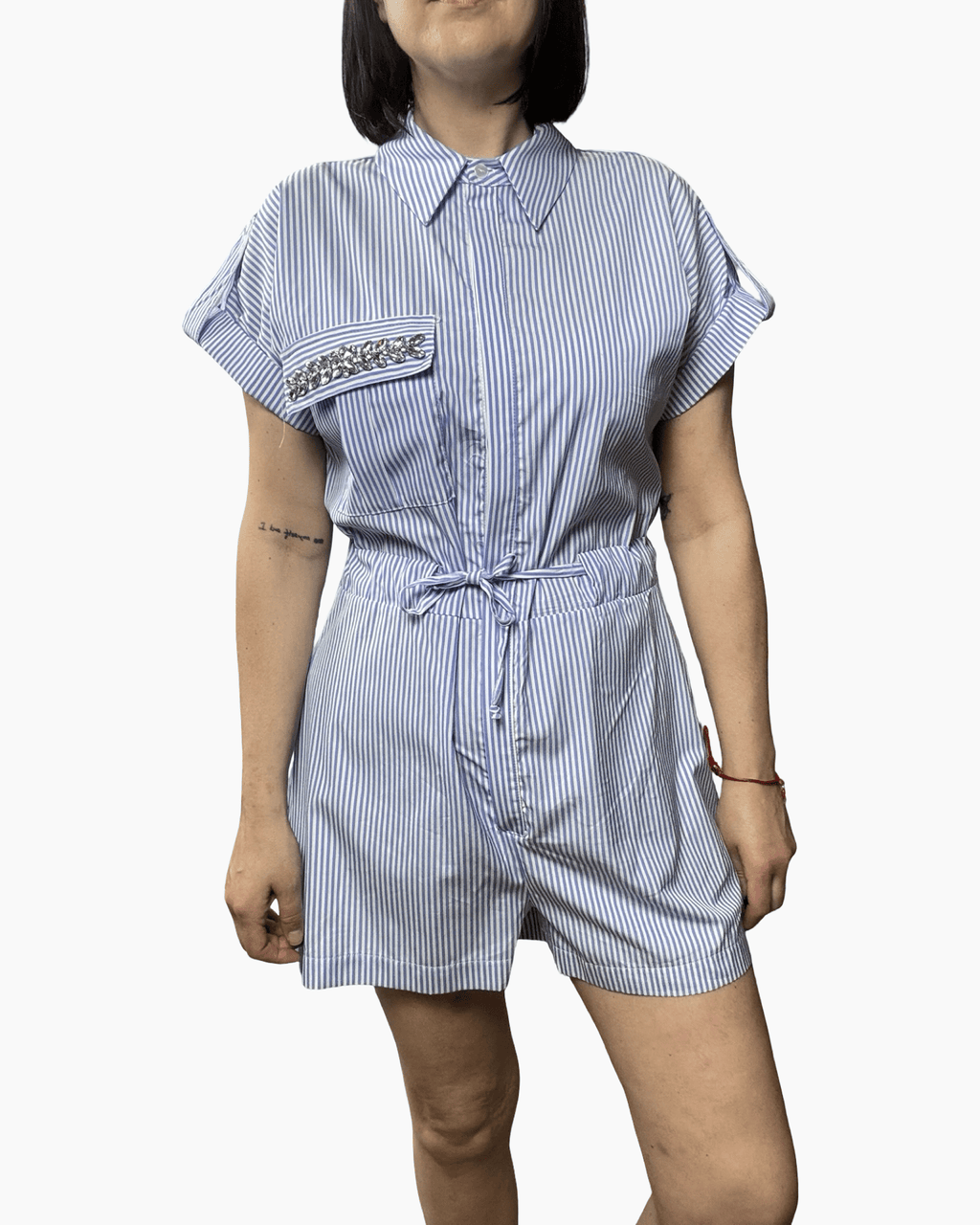 TUTINA RIGATA MOTEL - XE BLU ABBIGLIAMENTO